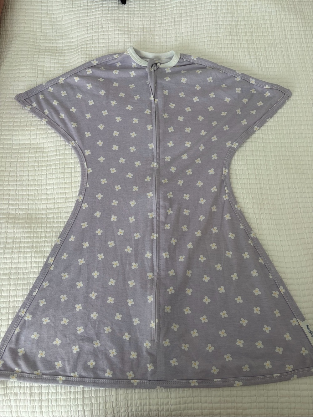 Lilac Floral Zip-Front Sleep Sack for Kids